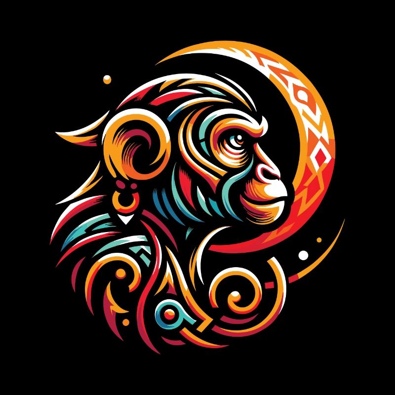 Phases de la lune du singe