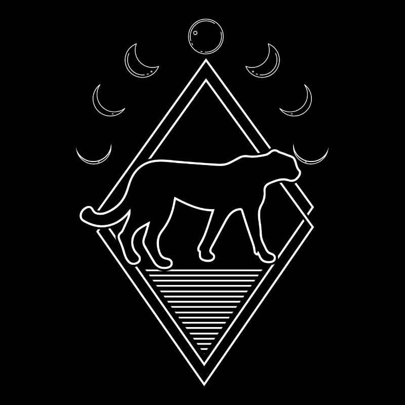 Phases de lune guépard