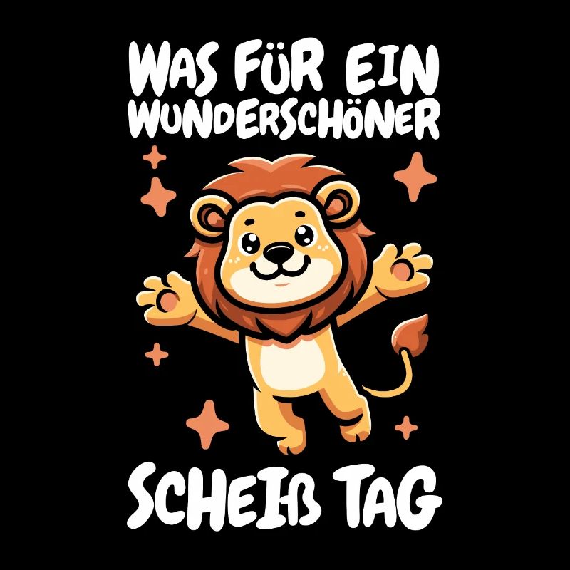 Löwe Wunderschöner Tag