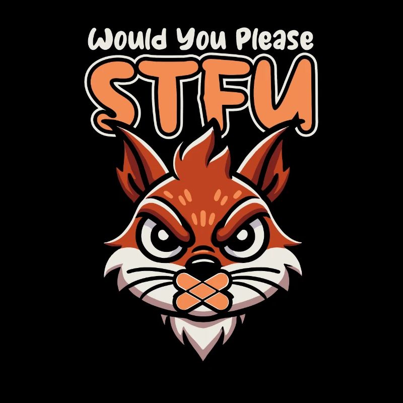 Squirrel Stfu Would You Please Shut Up