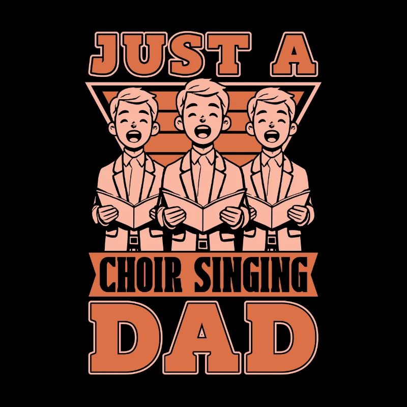 Choir Singer Just A Choir Singing Dad
