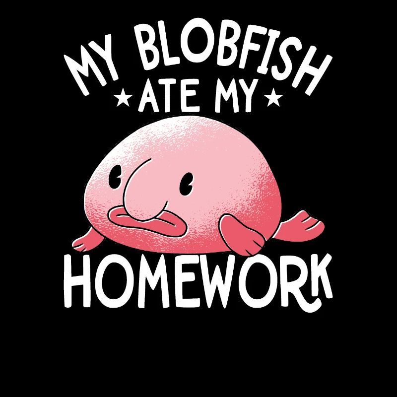 Blobfish a mangé mes devoirs Le propriétaire de Blobfishe