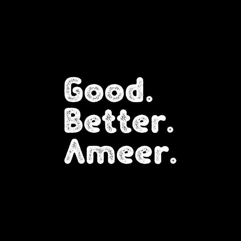 Les mecs cool s’appellent Ameer