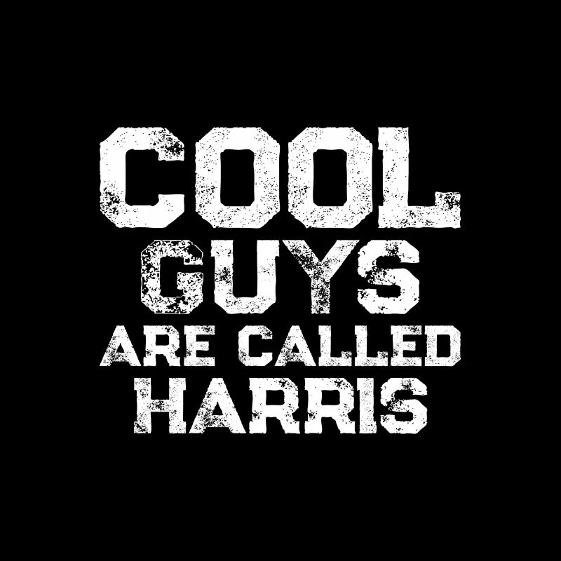 Les gars cool s’appellent Harris