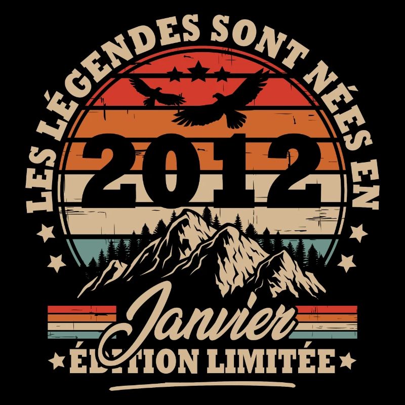 Cadeau D'anniversaire Nées En Janvier 2012