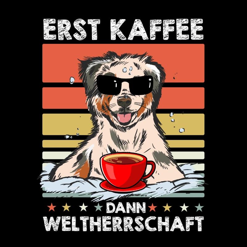 Australian Shepherd Sonnenbrille Kaffee