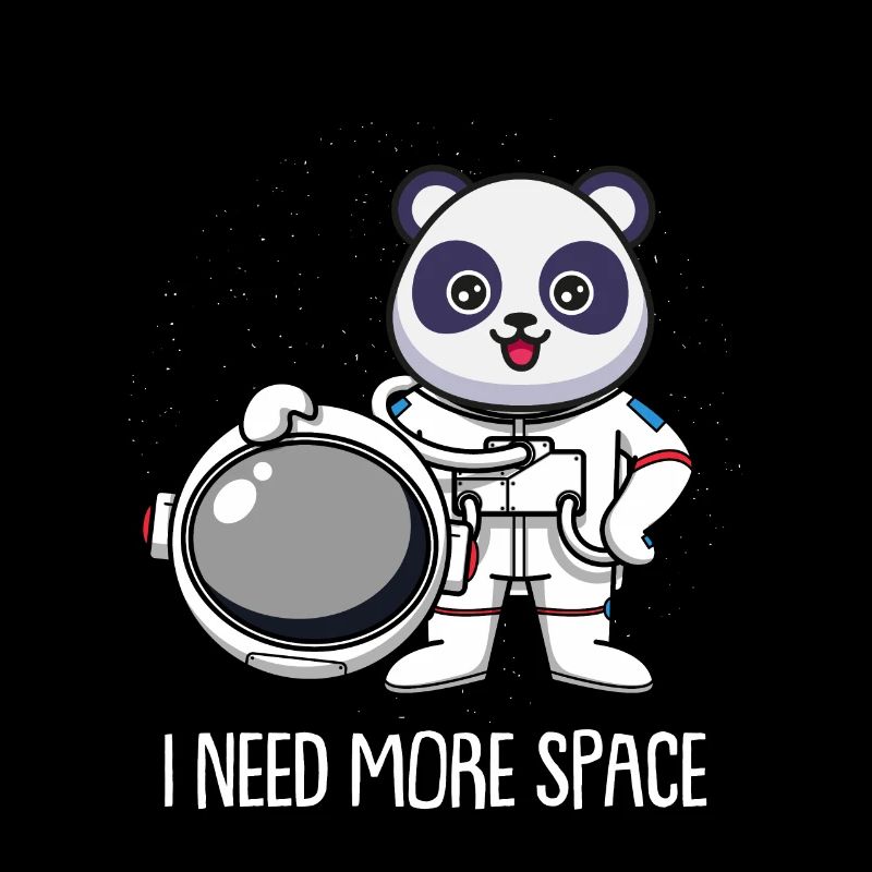 Giant Panda Panda Bear Astronaut
