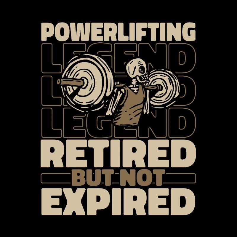 Dynamophilie Powerlifter à la retraite
