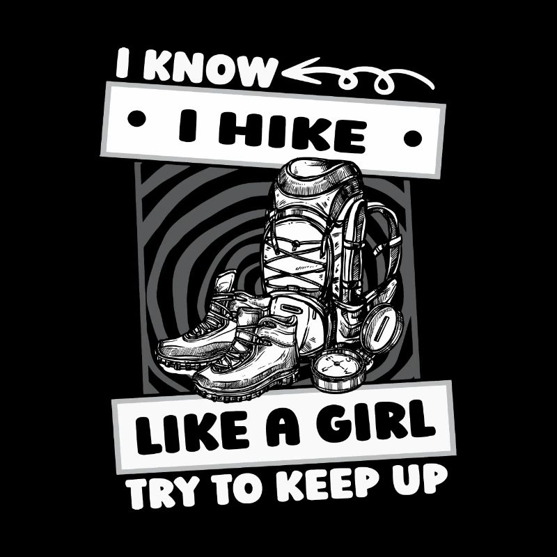 Wandern Wanderer Mädchen