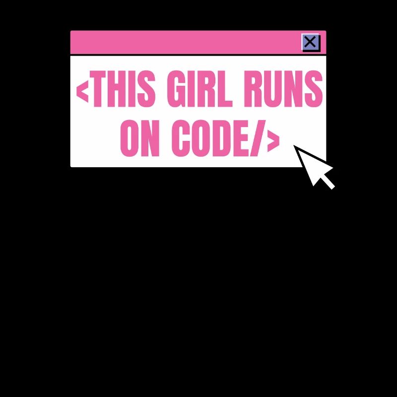 Développeur Coder Programmeur Girl