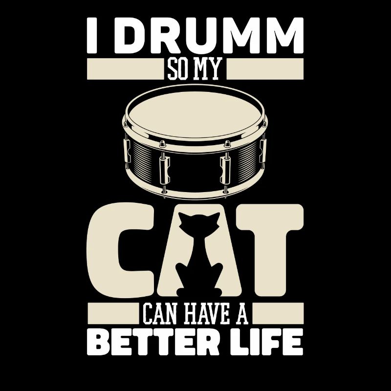 Drums Drummer Drummer Cat