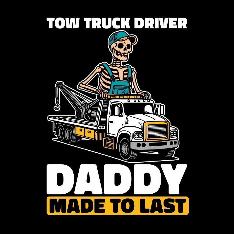 Abschleppdienst Abschlepper Skelett