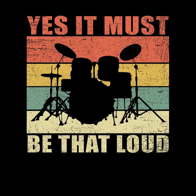 Schlagzeuger Schlagzeug Drummer Geschenk Trommler
