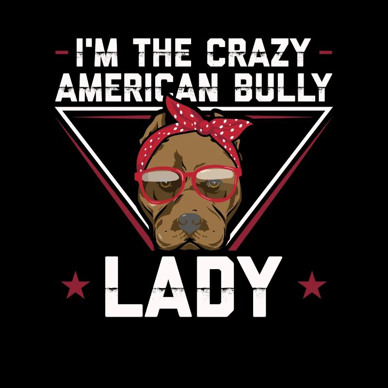 American Bully propriétaire de chien cadeau de maîtresse