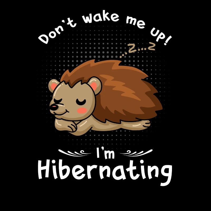 Winterschlaf Weck mich nicht Igel