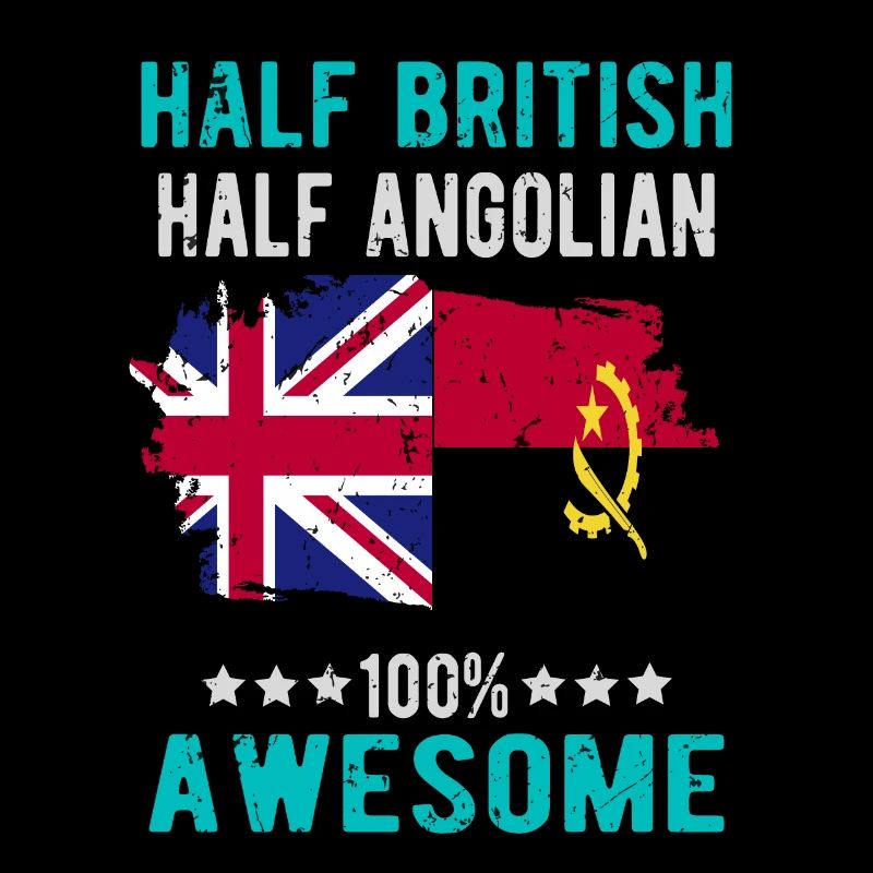 Moitié britannique moitié angolier