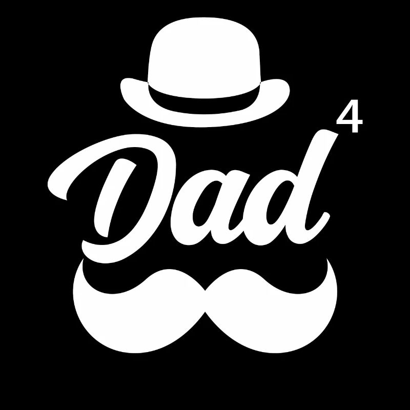 Vater Von Vier Kindern Papi Papa Vater Tag