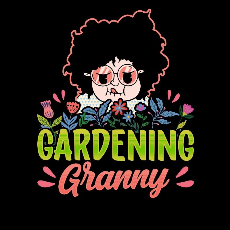 Gartenarbeit Oma Garten Großmutter Gärtnerin