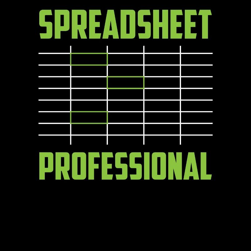 Table de travail professionnelle Spreadsheet Comptable