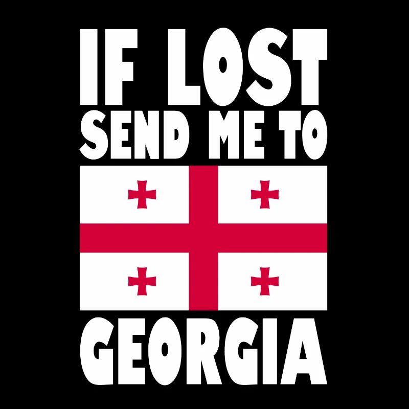 Drapeau de géorgie Disant