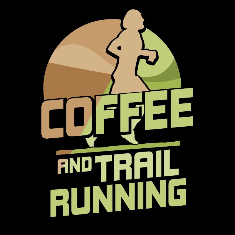 Café et Trail Running Race Runner Trail Run