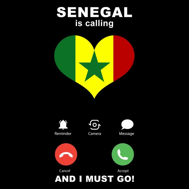 Senegal is calling Senegal Herz Souvenir