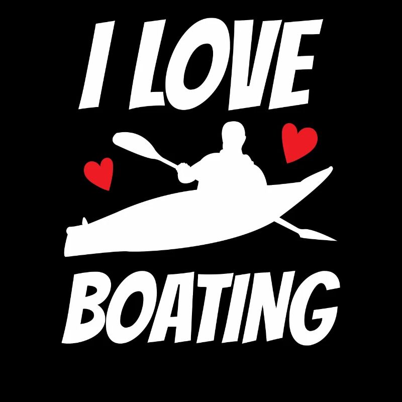 Ich Liebe Bootfahren Kajak Schiff Boot Segelboot