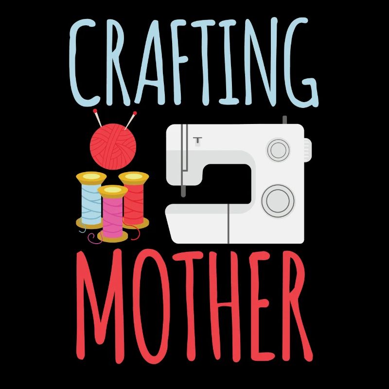 Bastelnde Mutter Bastler Mama Basteln Bastel