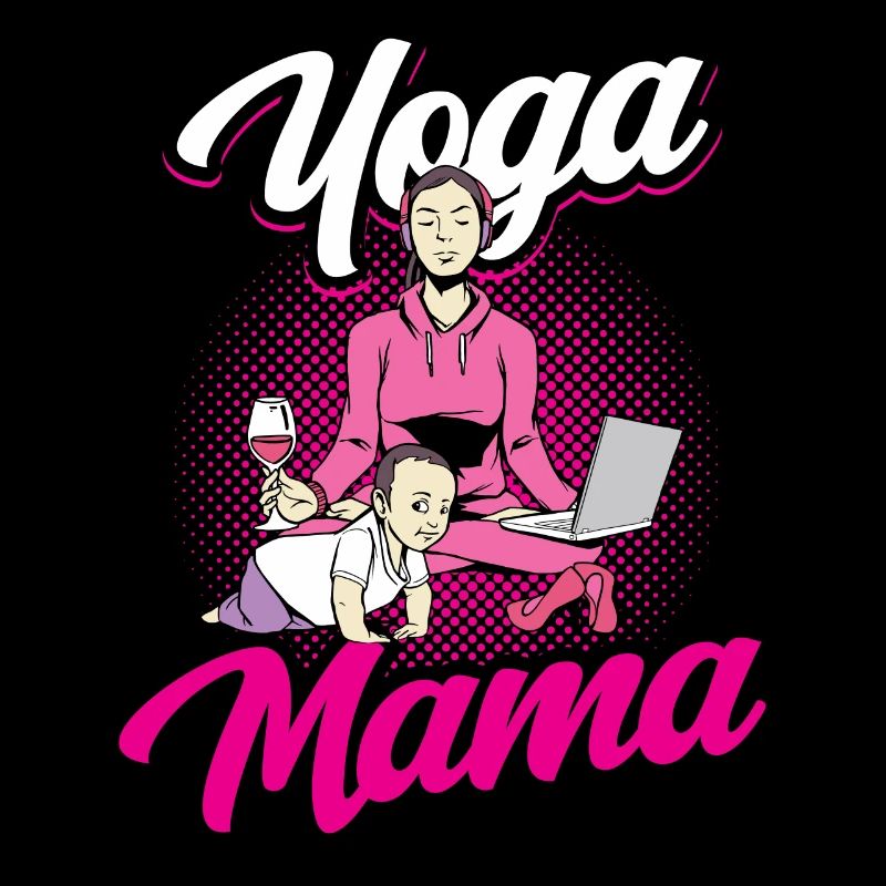 Yoga Mama Mami Hobby Mutter