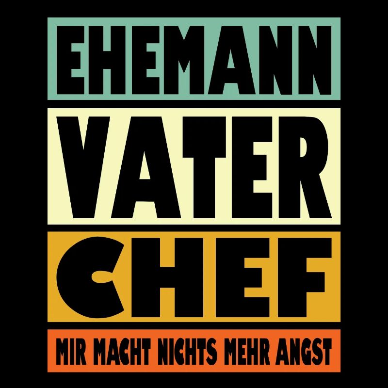Chef Vater Ehemann Held
