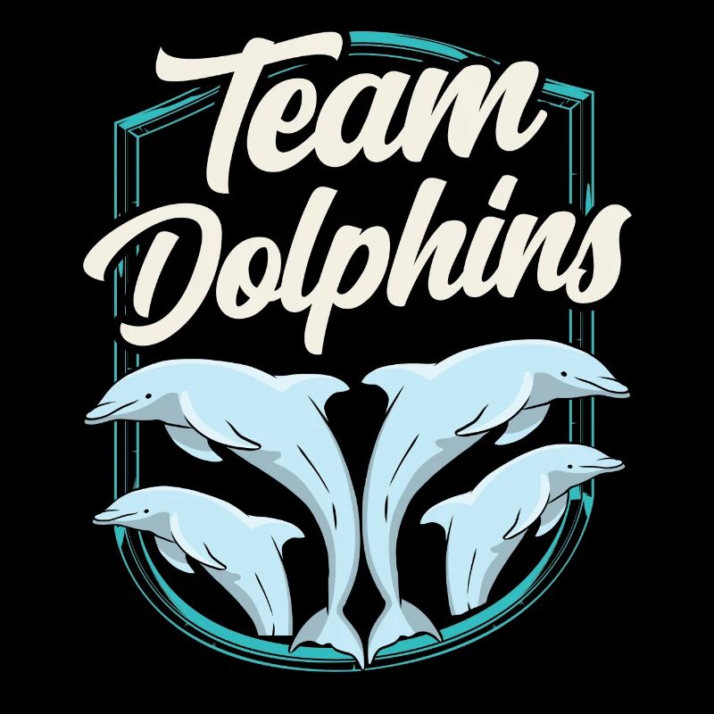 Team Dolphin Dolphins Dolphin Lover Dolphin