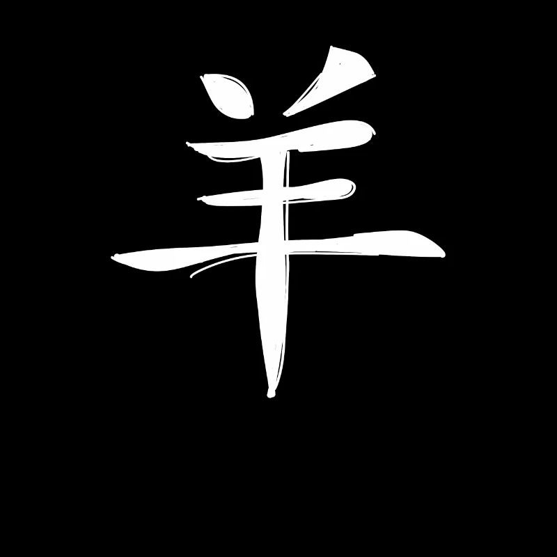 Signe du zodiaque chinois de chèvre