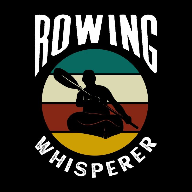 Rangées Chuchoteurs Rameurs Aviron