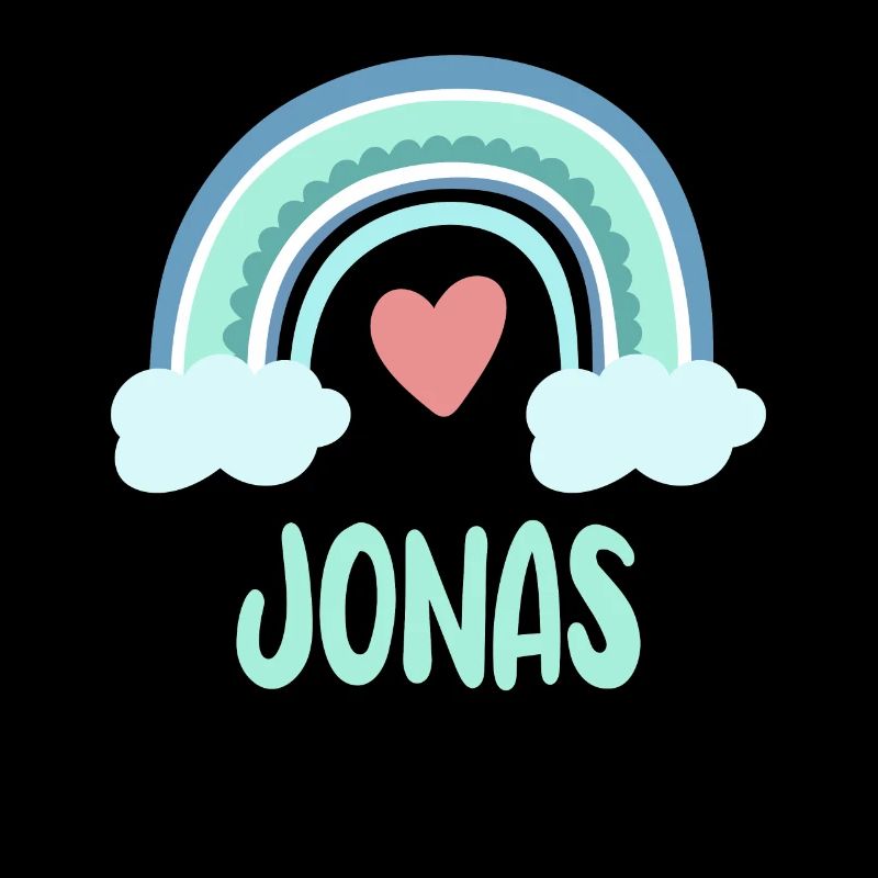 Jonas Name Regenbogen Baby