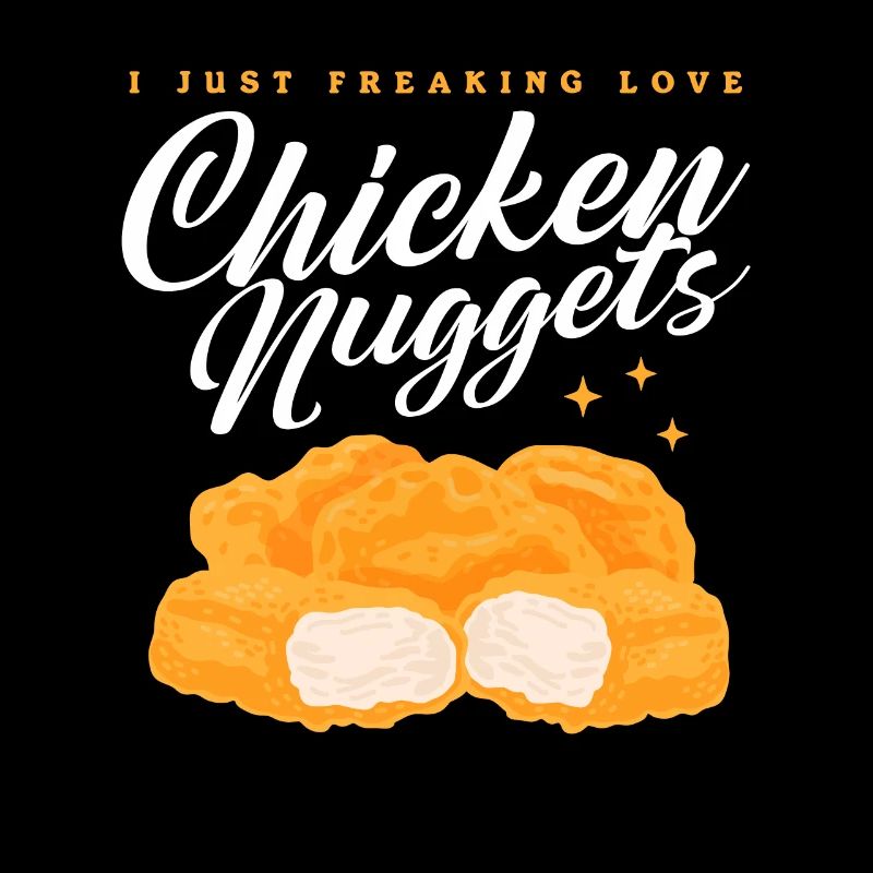 Pépites de poulet Restauration rapide | Cadeau Chicken Nuggets