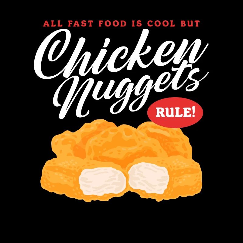 Pépites de poulet Restauration rapide | Cadeau Chicken Nuggets