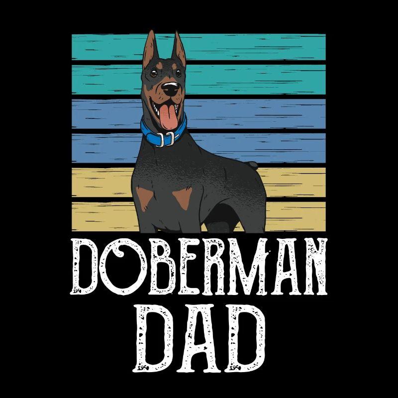 Dobermann Papa Junge Typ Dobermänner Doberman