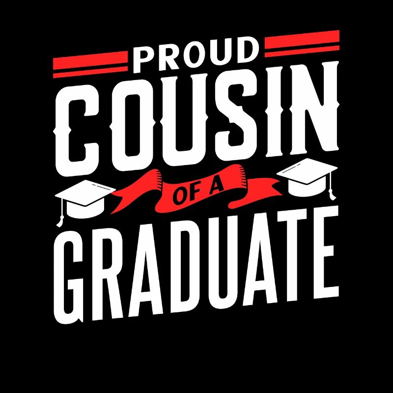 Stolzer Cousin Eines Absolventen Absolvent