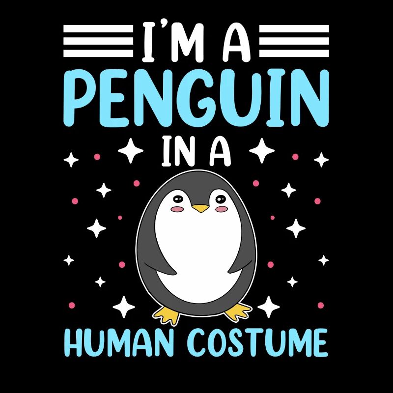 Ich Bin Ein Pinguin In Einem Menschlichen Kostüm
