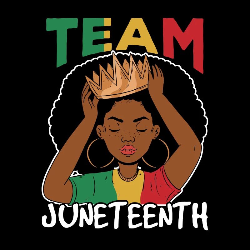 Équipe Juneteenth afro-américain noir 1865