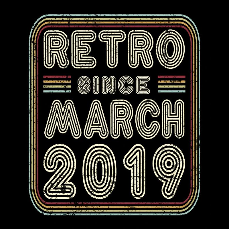 Birthday March 2019 Retro Gift
