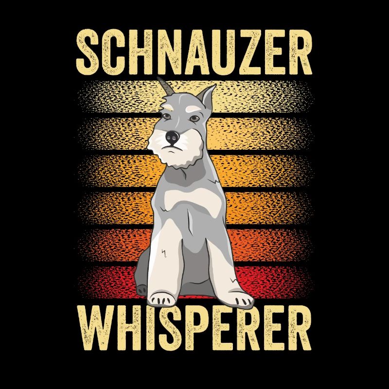 Schnauzer Flüsterer Hund Schnauzers Haustier
