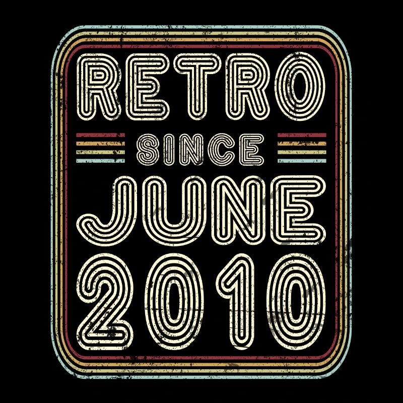 Geburtstag Juni 2010 Retro Geschenk