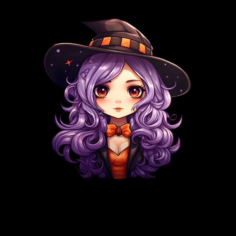 Graphique d’Halloween de sorcière