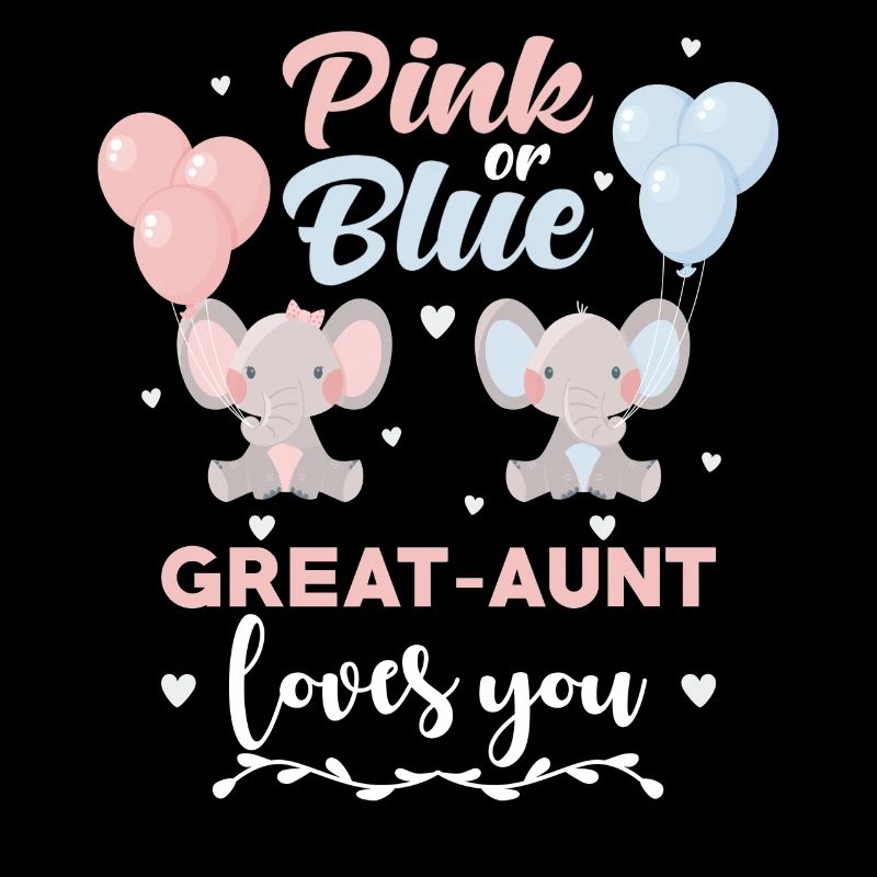 Rosa oder Blau Großtante Elefant