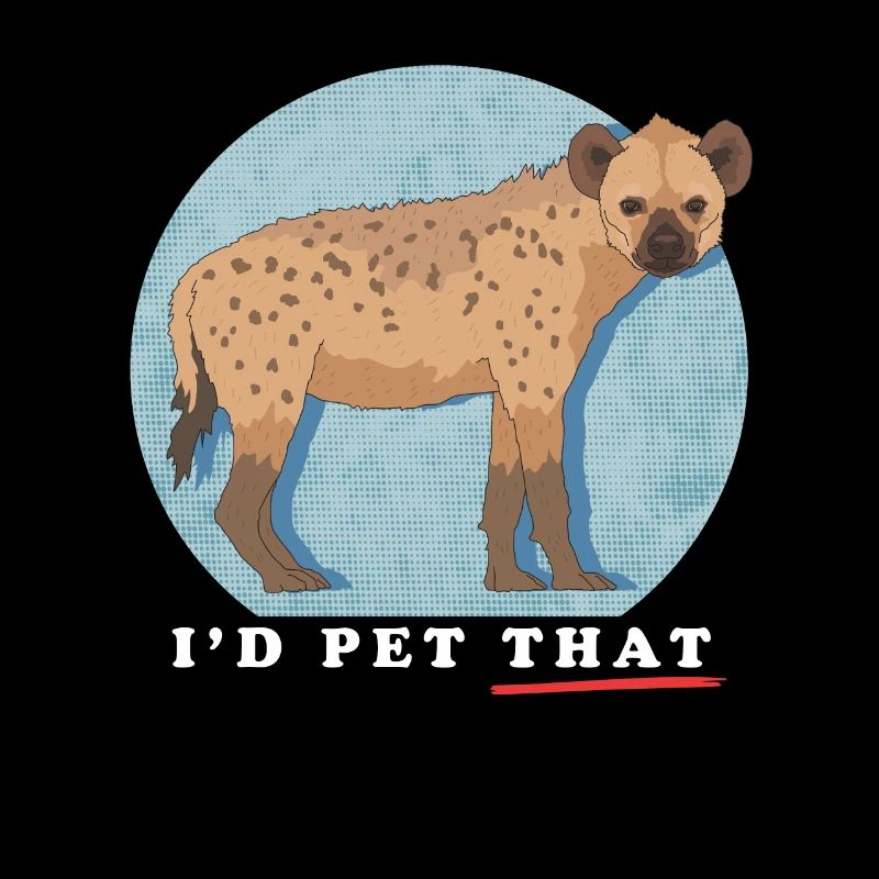 Hyäne Hyänen Tüpfelhyäne Geschenk