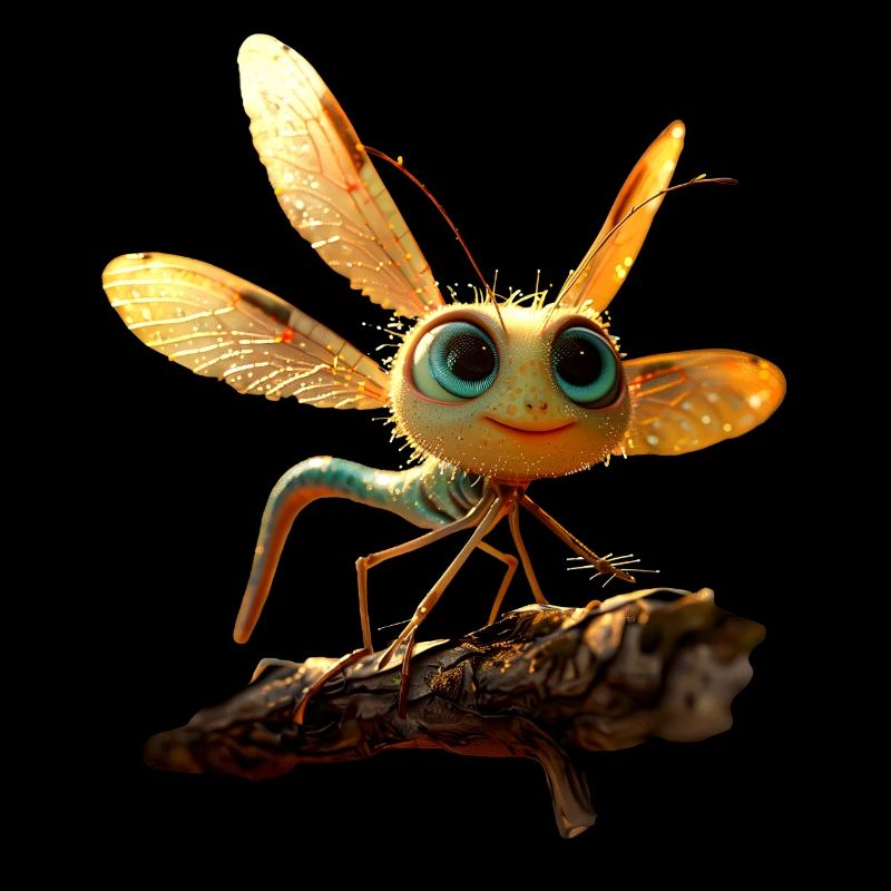 Libellule Libellule Ailes Colorées Libellules Mignonnes