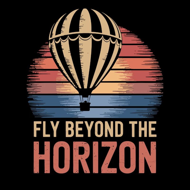 Citation d’inspiration de montgolfière Fly Beyond