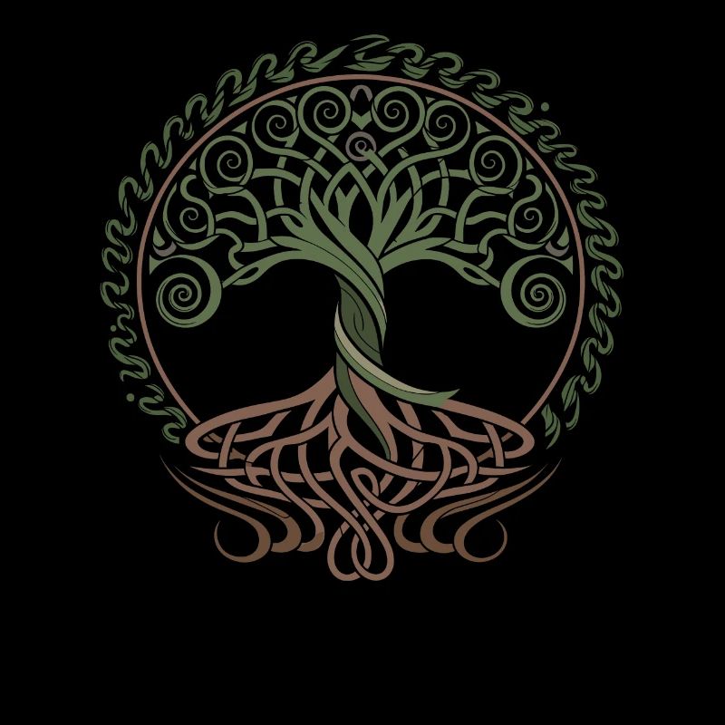 Neo Celtic Lebensbaum Symbolik