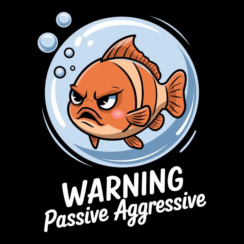 Attention Passive Aggressive Funny Fish Comic